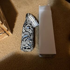 Starbucks Black and White Patterned Bottle